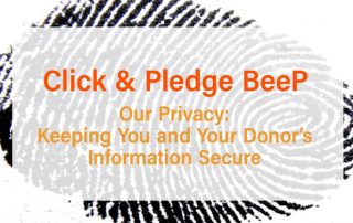 Click & Pledge BeeP: Our Privacy